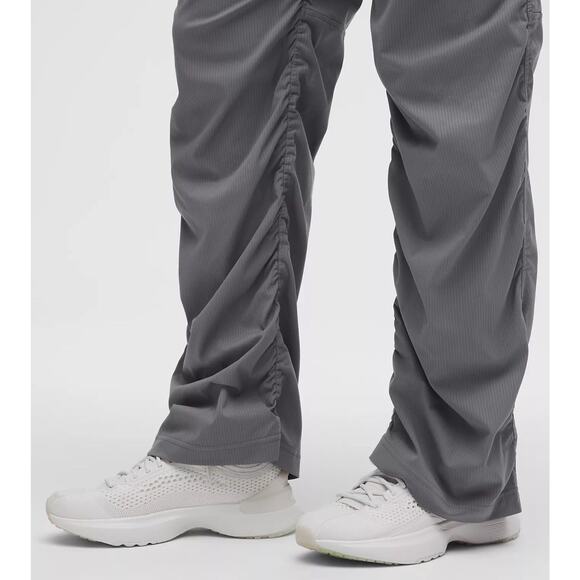 Lululemon Dance Studio Slim-Fit High-Rise Flared Pant Women’s Size L Solar Gray - Picture 6 of 11